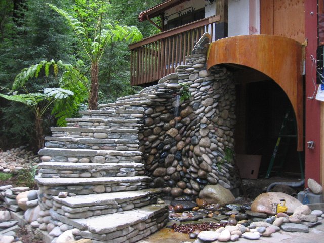 Involute Helix Stone Staircase